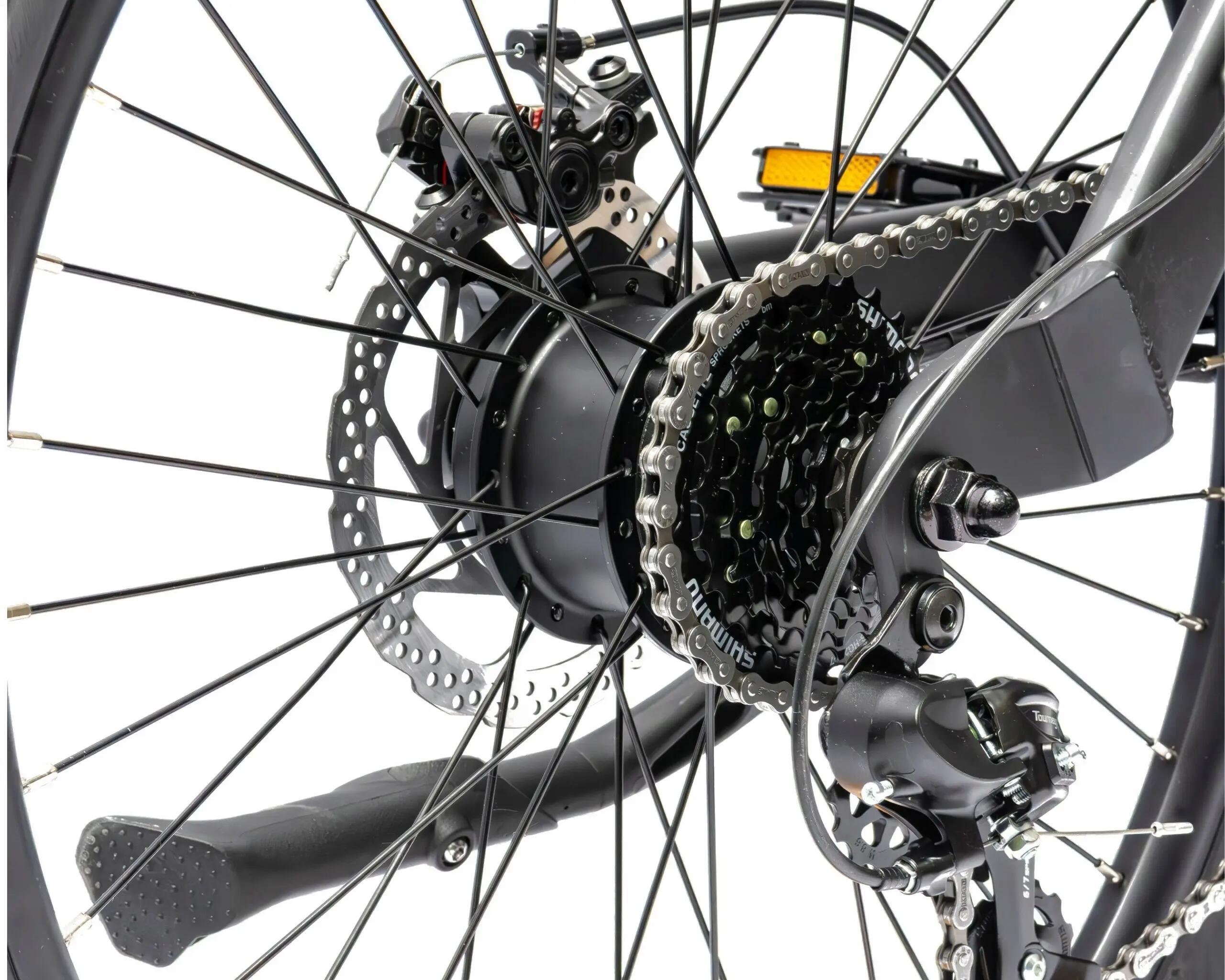 Rower elektryczny dziecięcy 24" 282E, 7 biegów 11/15