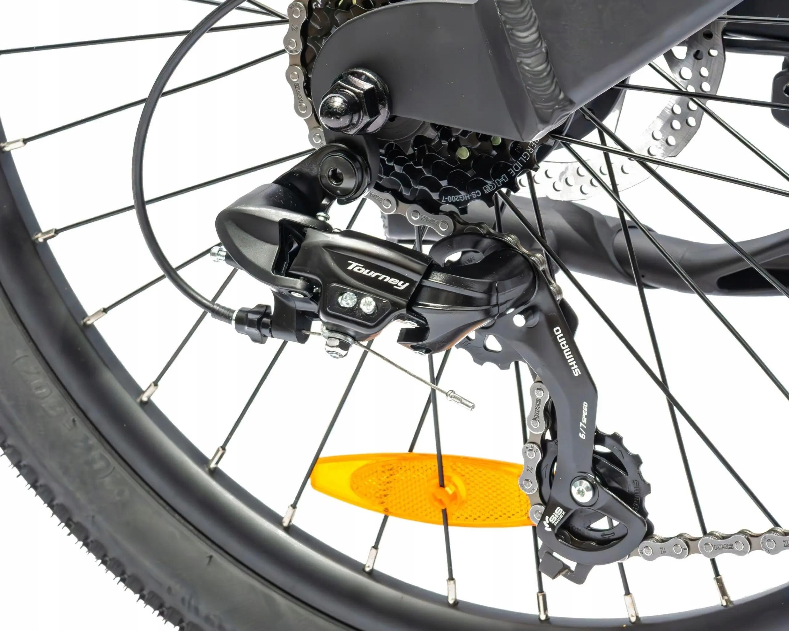Rower elektryczny dziecięcy 24" 282E, 7 biegów 10/15