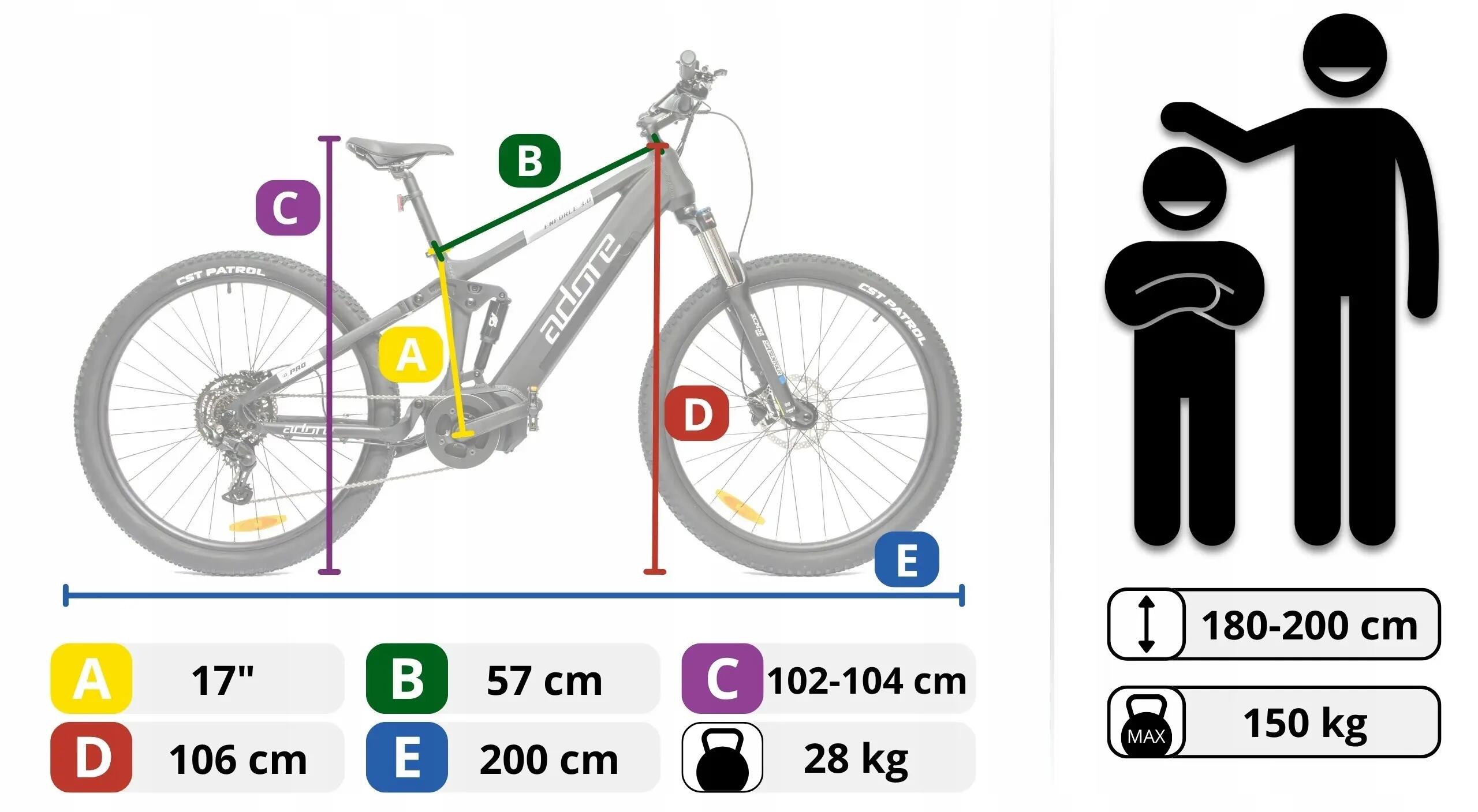 Rower elektryczny górski 29" 284E, 9 biegów 2/15