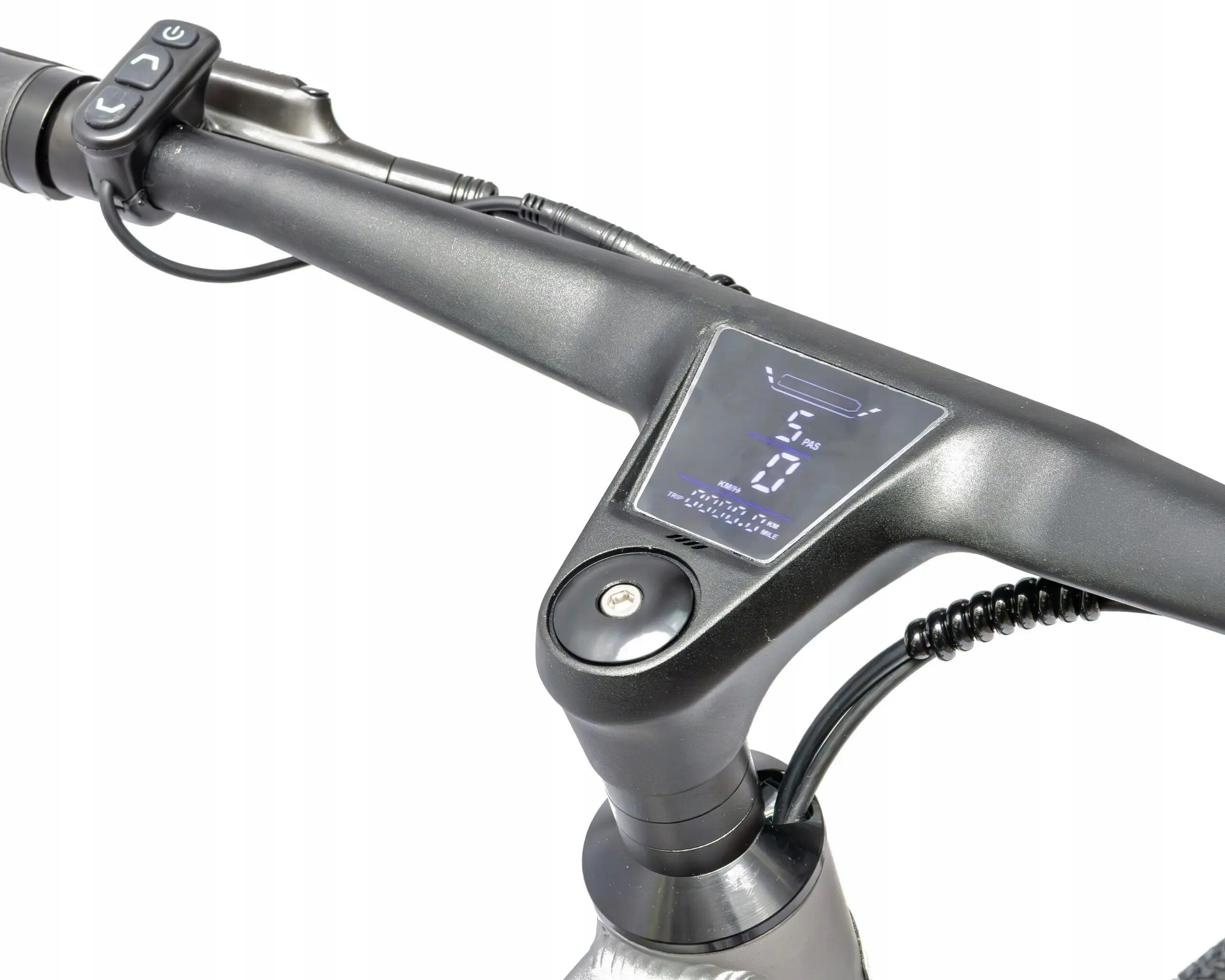 Rower elektryczny miejski 28" 276E, 8 biegów 8/15