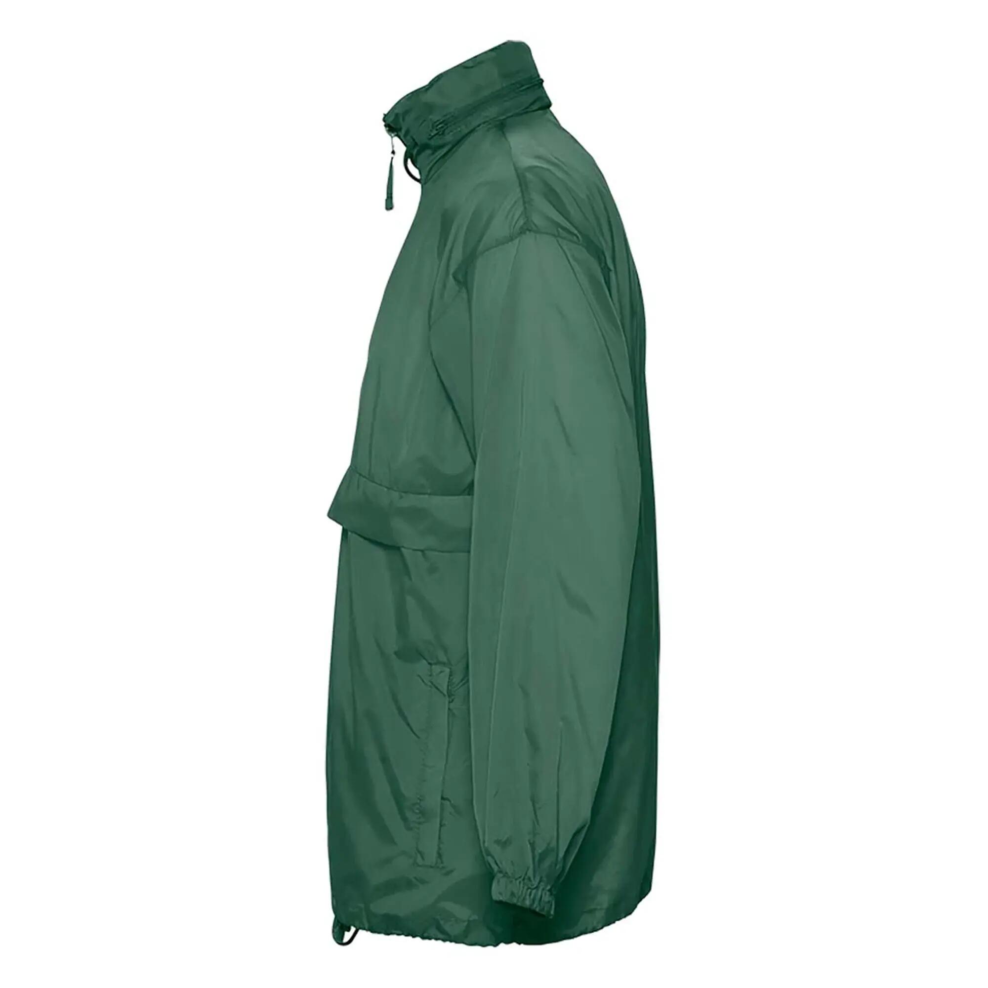 Veste Coupevent SURF Unisexe (Vert Foncé) 4/6