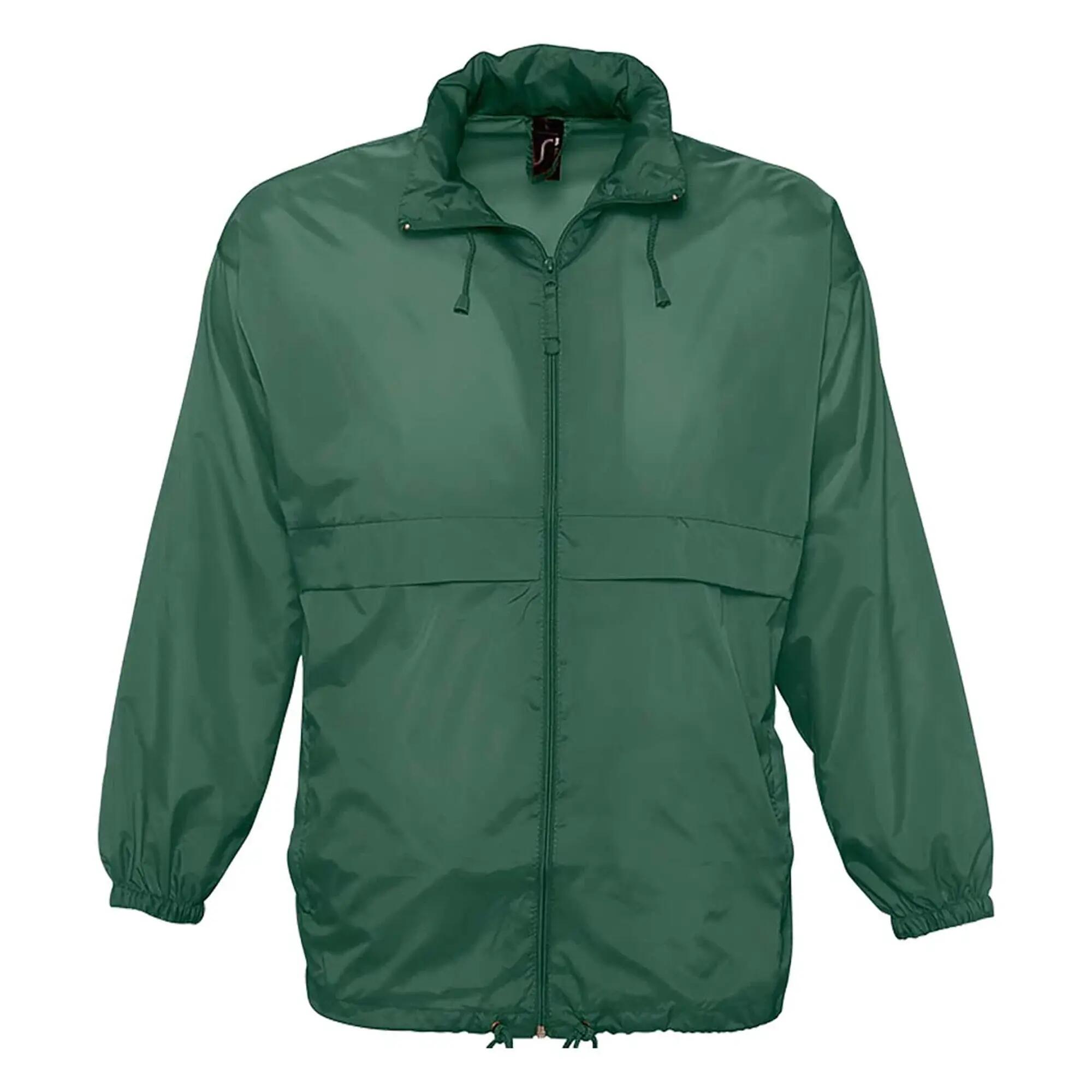 Veste Coupevent SURF Unisexe (Vert Foncé) 2/6