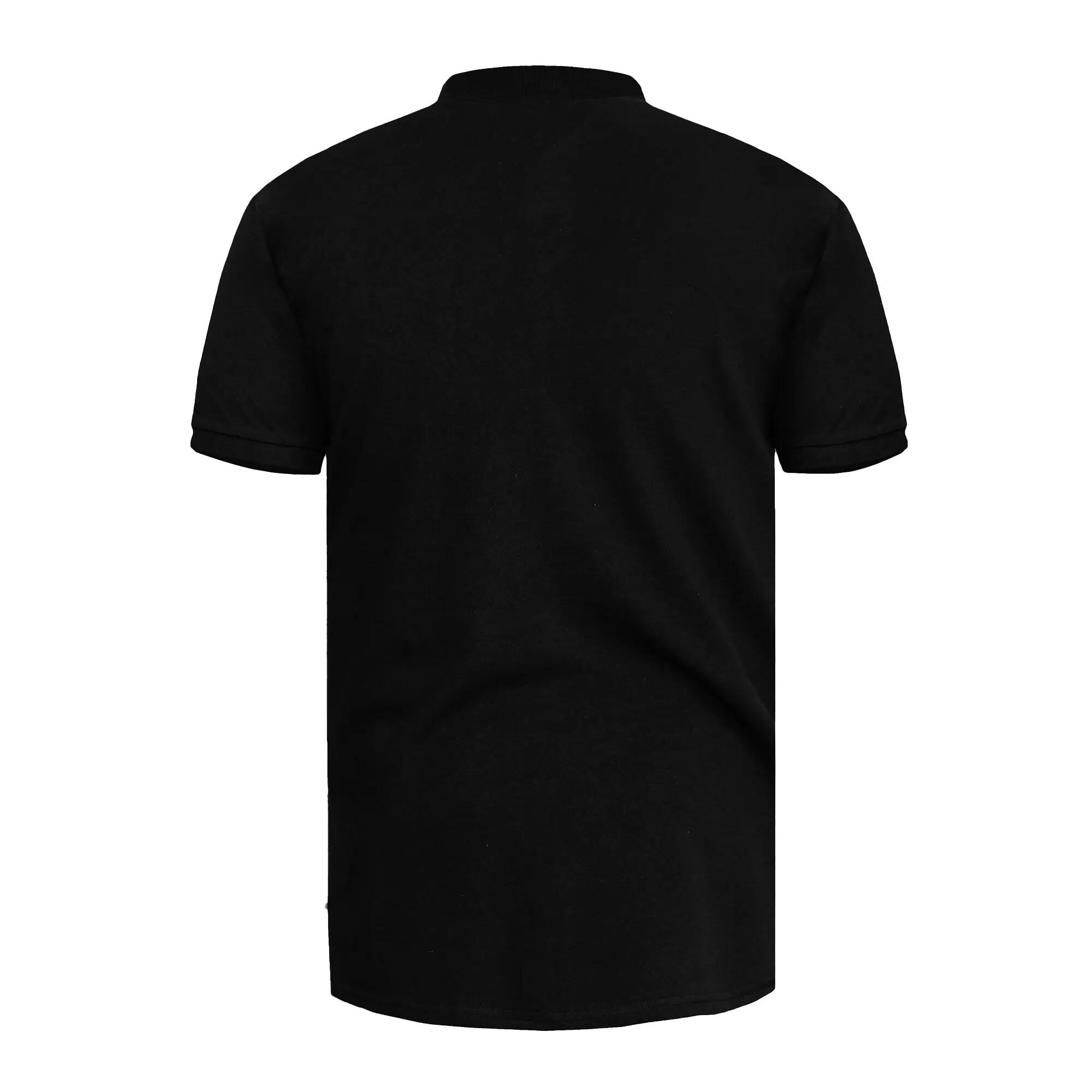 Mens Grant Polo Shirt (Black) 3/6