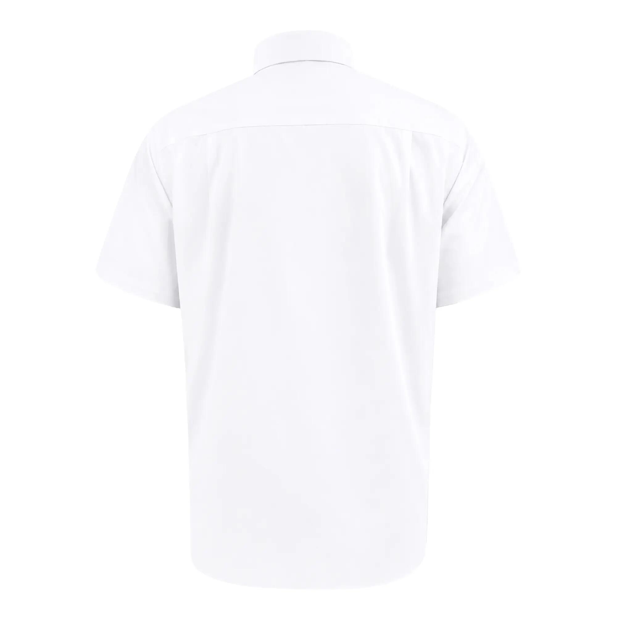 Camicia Kingsize Maniche Corte Uomo Duke D555 Delmar Bianco 3/6