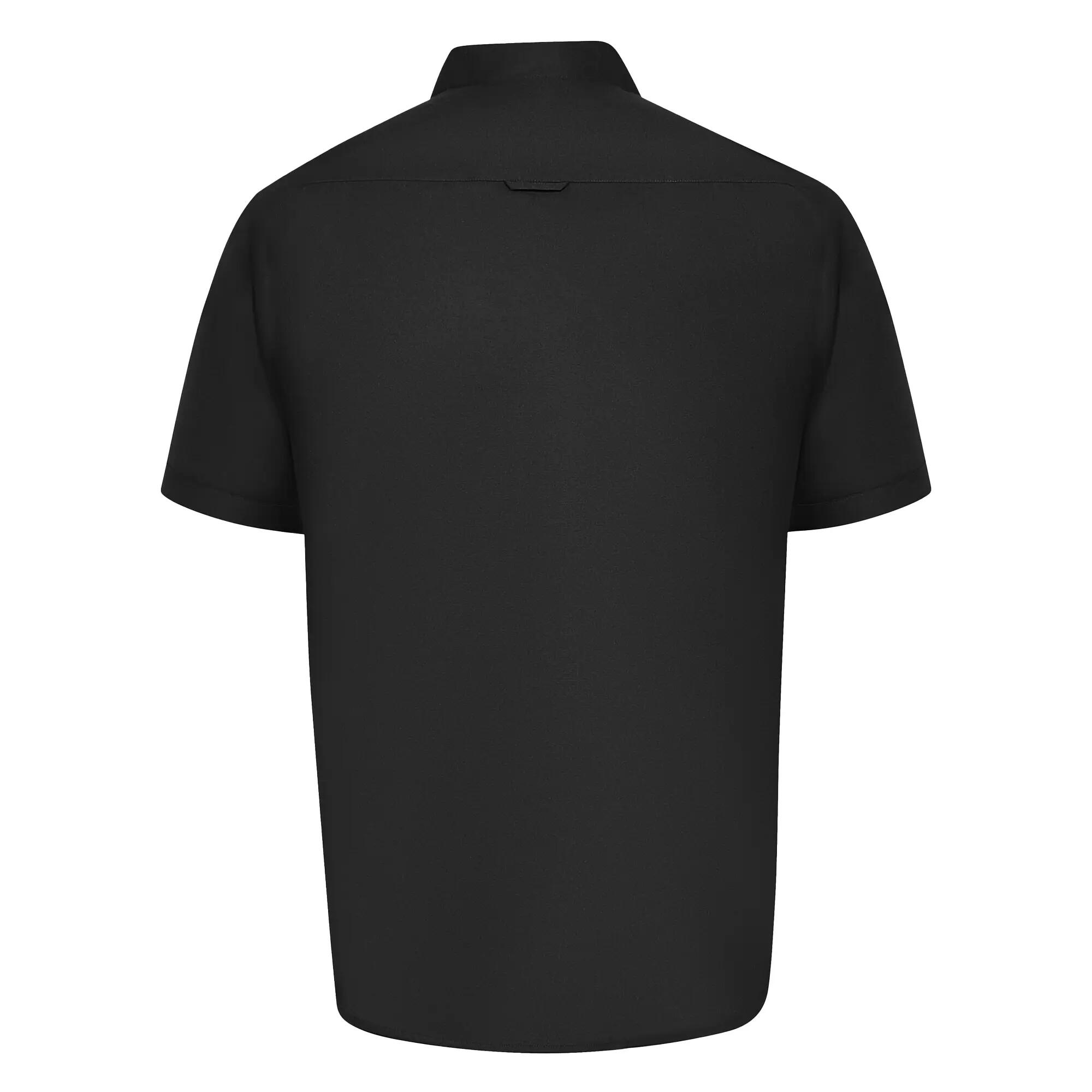 Camicia Alto Maniche Corte Uomo Duke James D555 Nero 3/6