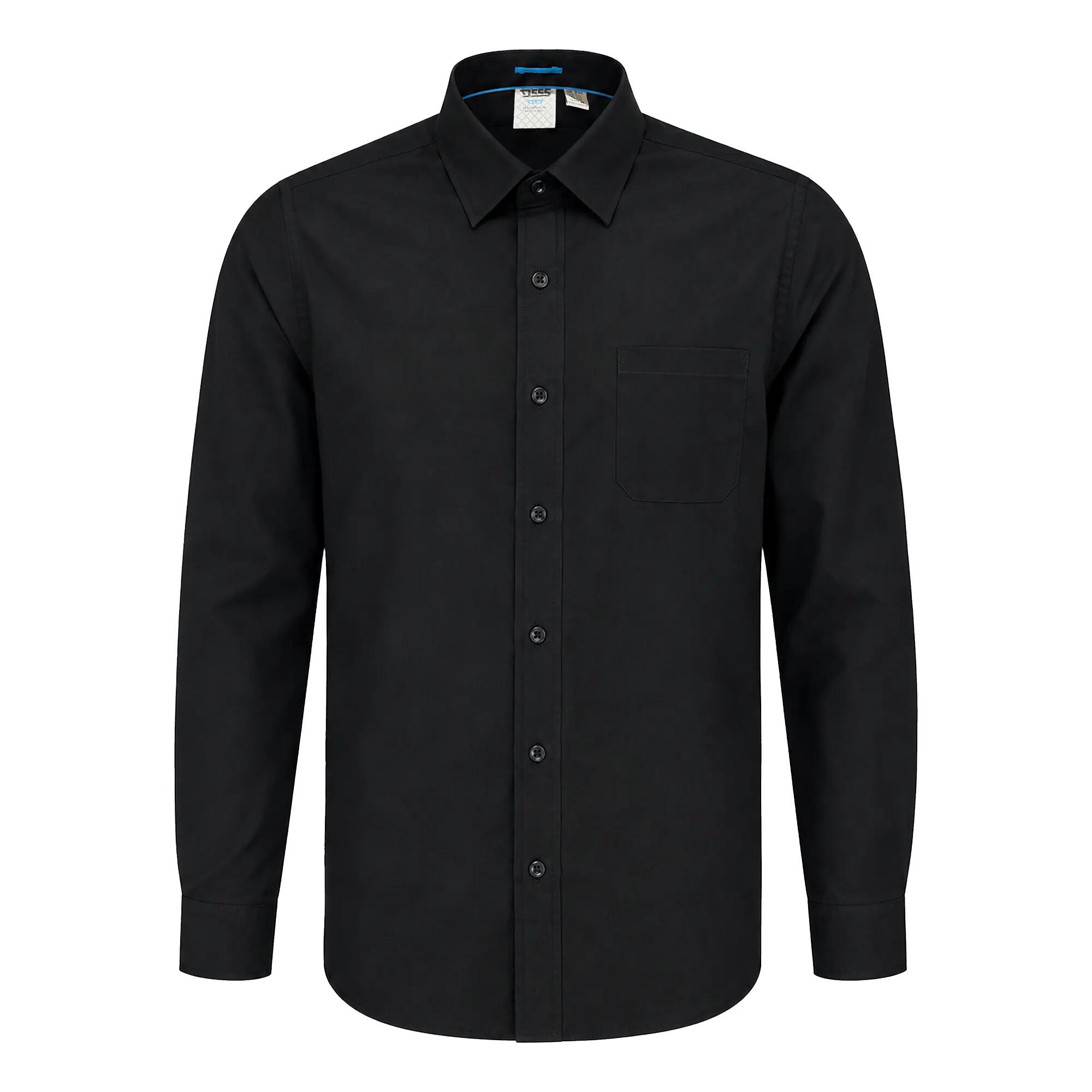 Camicia Kingsize Manica Lunga Uomo Duke D555 Corbin Nero 2/6