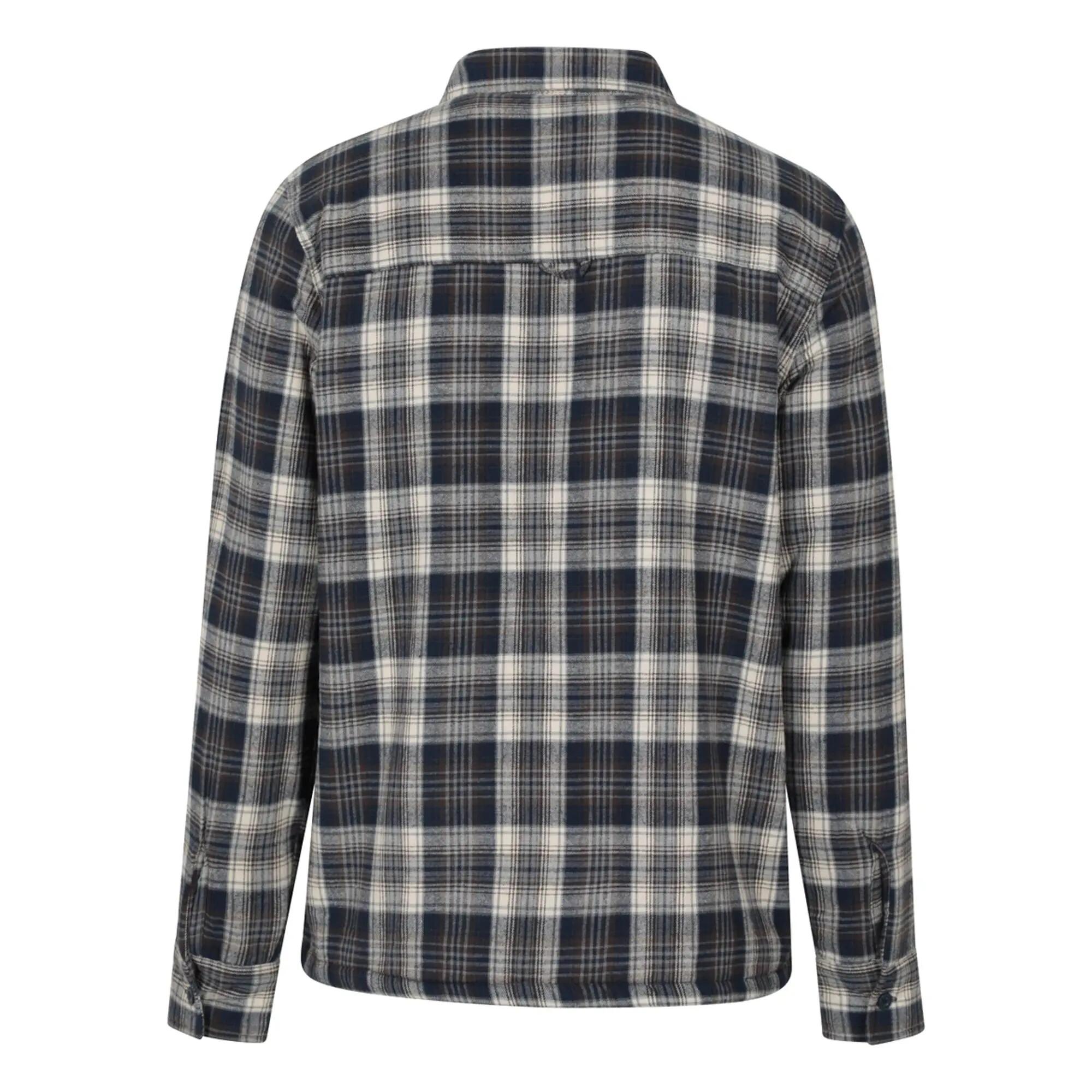 Mens Stream II Flannel Lined Shirt (Blue) 2/4