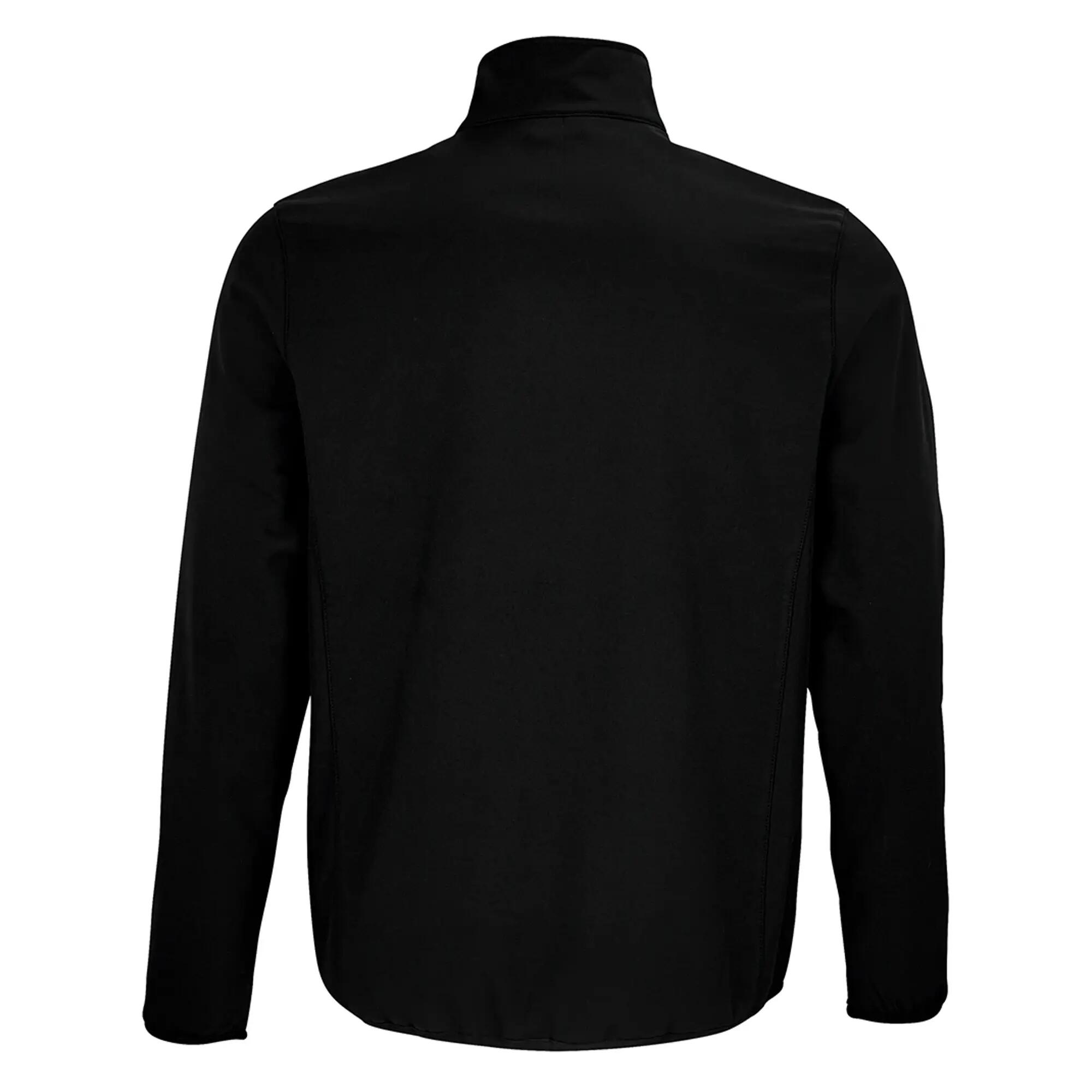 Mens Falcon Soft Shell Jacket (Black) 2/4