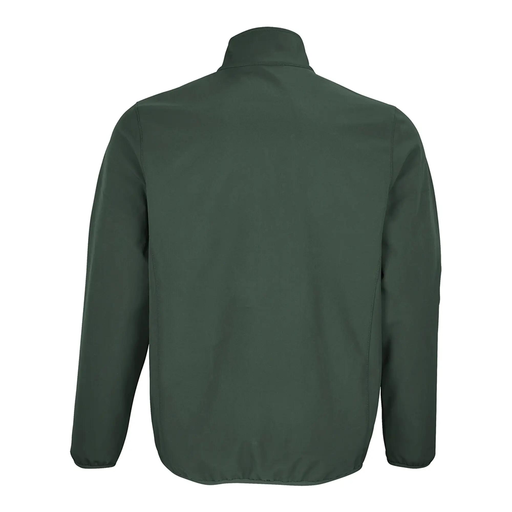 Mens Falcon Soft Shell Jacket (Forest Green) 2/4