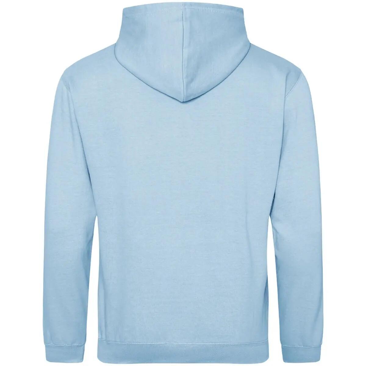 "College" Kapuzenpullover für HerrenDamen Unisex Damen und Herren Eisblau 2/3