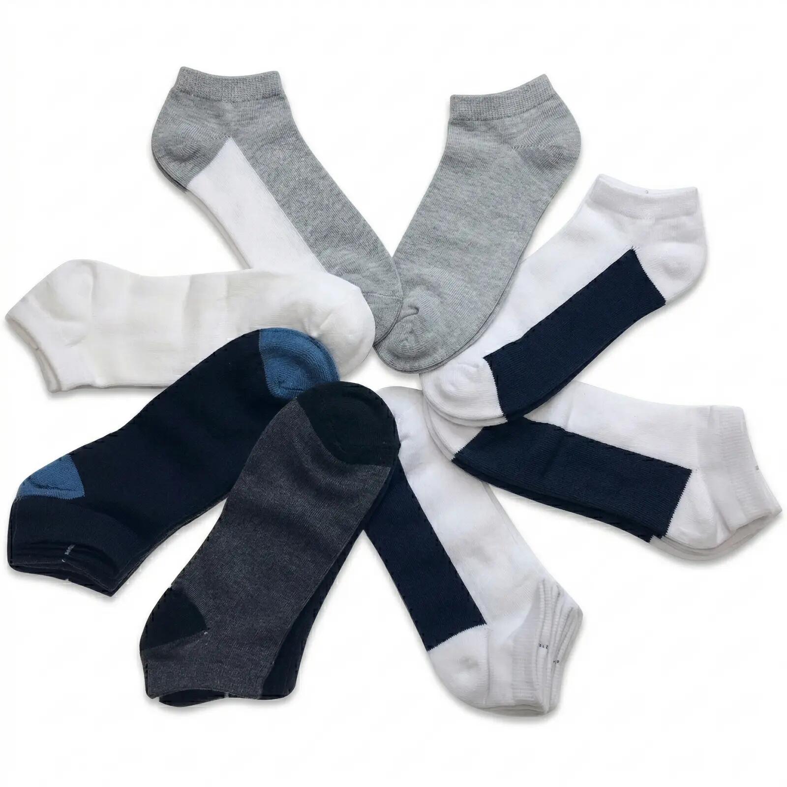 24x COTTON ANKLE SOCKS Sport Low Cut Mens Womens Running  BULK Anklet - Mixed Co