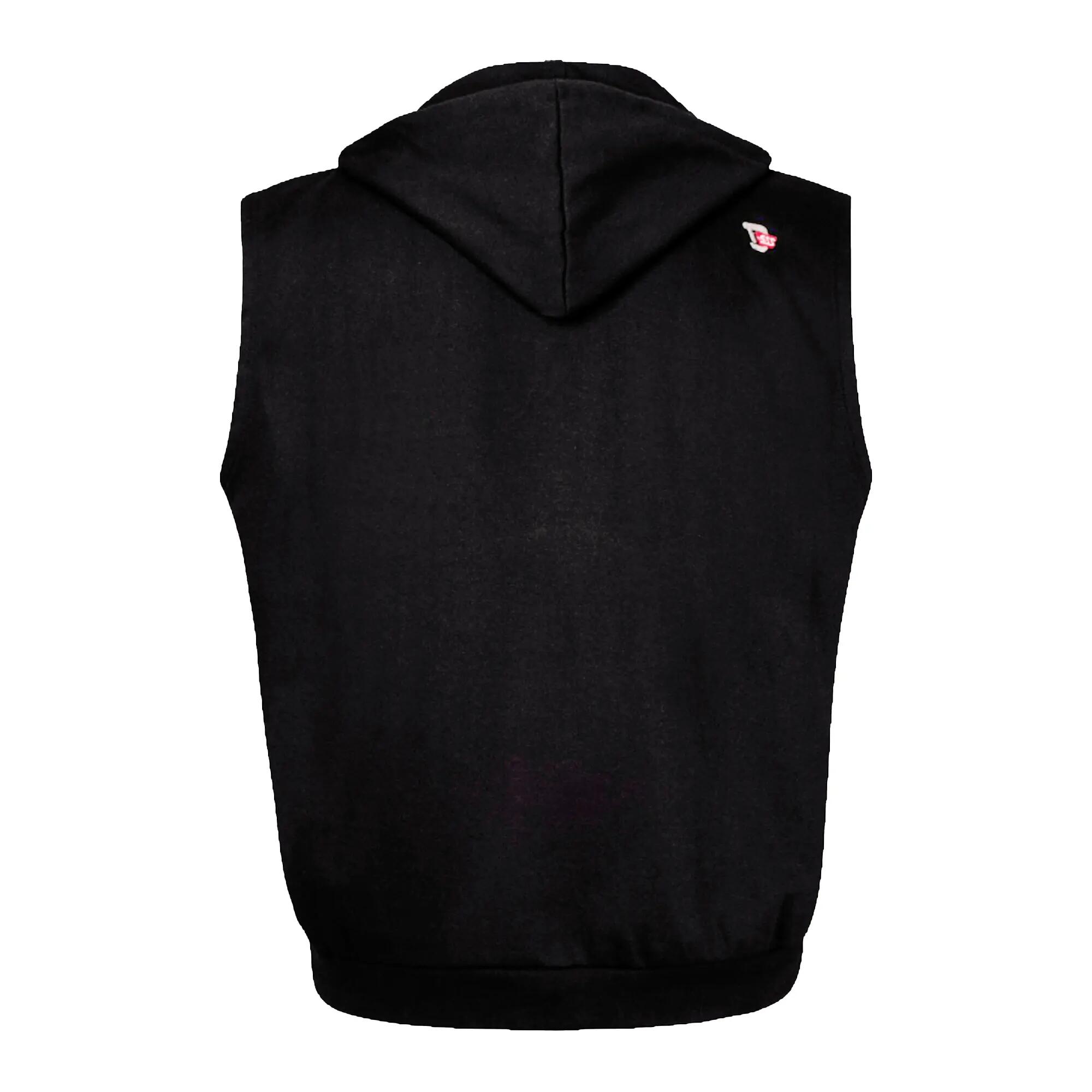 Felpa Con Cappuccio E Zip Intera Kingsize Senza Maniche Uomo Duke D555 Blake 3/6