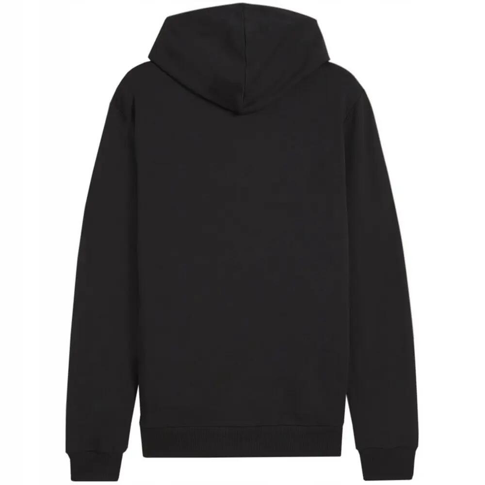 Felpa Con Cappuccio E Zip Intera Casual Uomo Puma Team Goal Nero 3/4