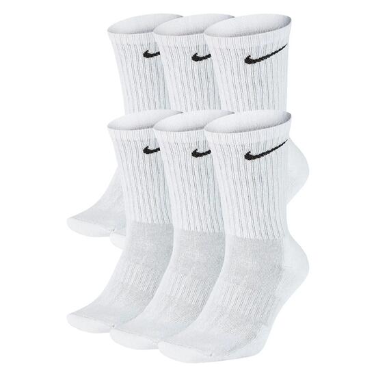 Calzini Adulto Unisex Misura Confezione 6 Nike Everyday Bianco