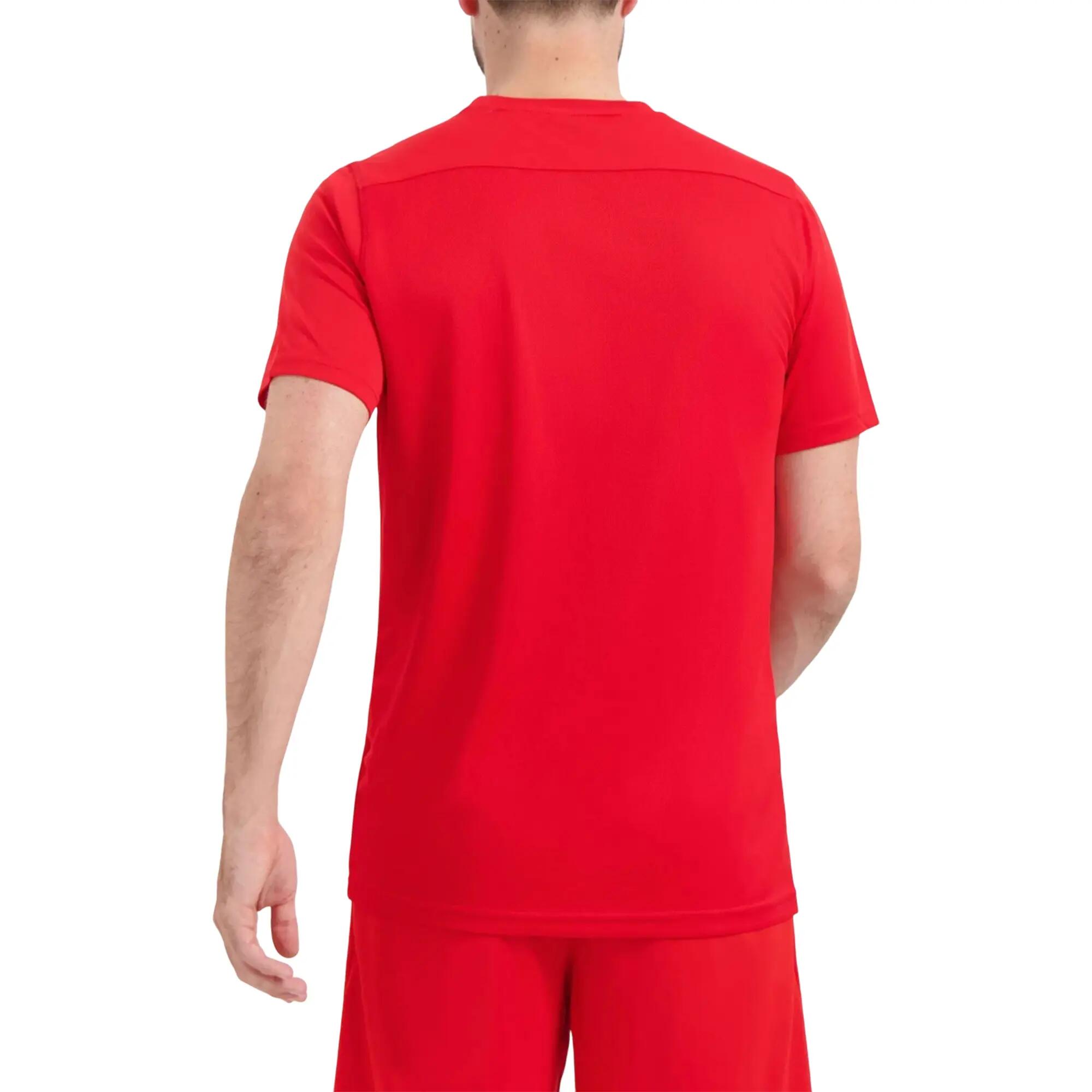 Heren Dry Park VII trui met korte mouwen (Rood) 4/4
