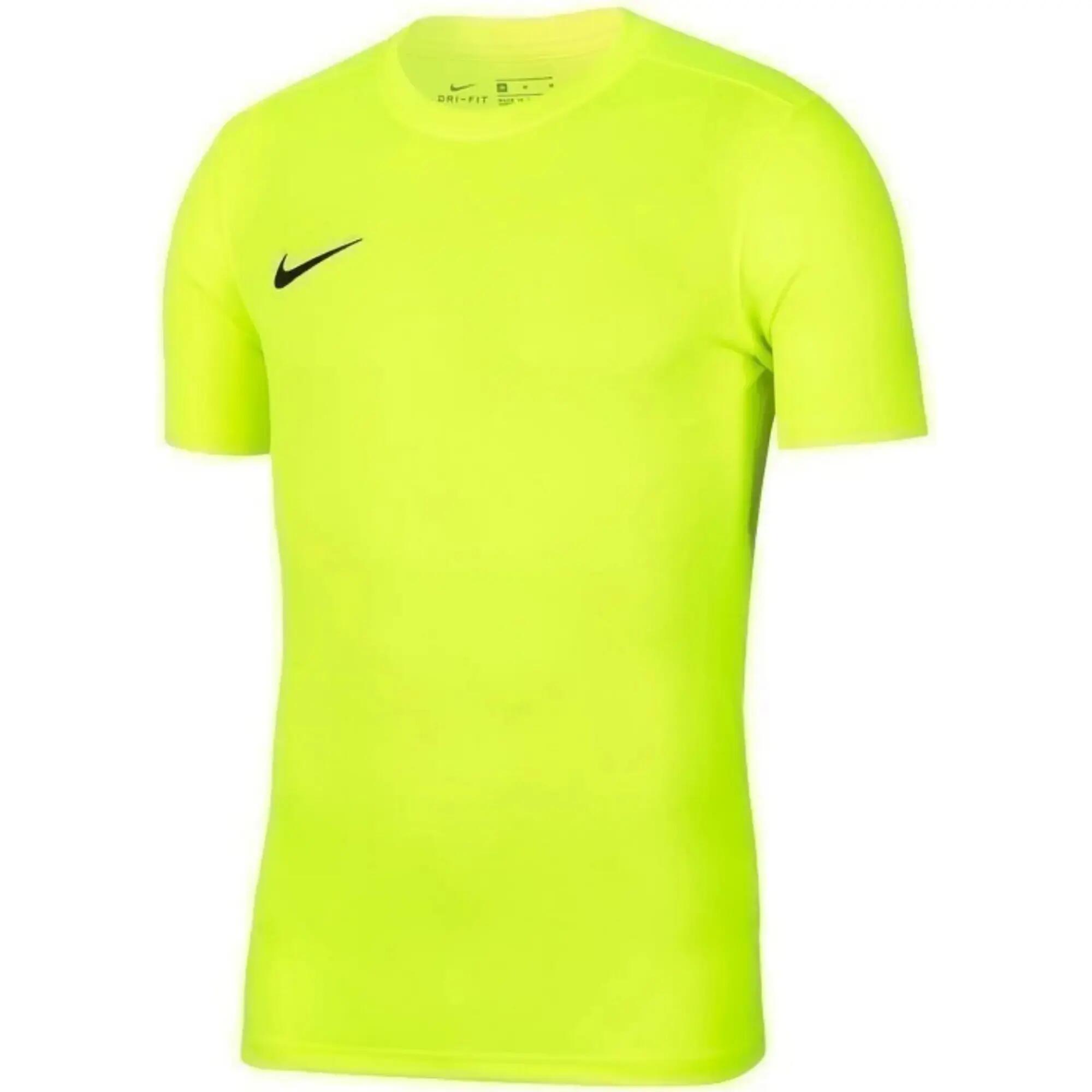 Maglia Maniche Corte Uomo Nike Dry Park VII Verde Limone 2/6