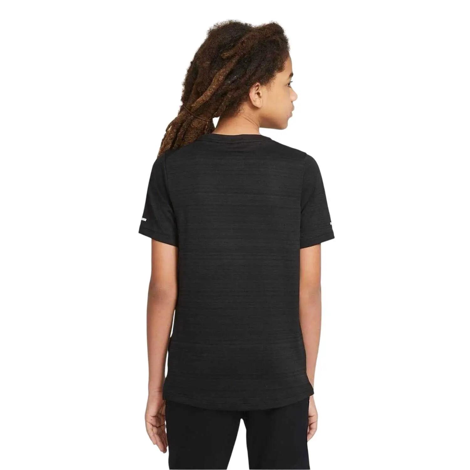 Top Allenamento DriFIT Ragazzi Nike Miler Nero 2/3