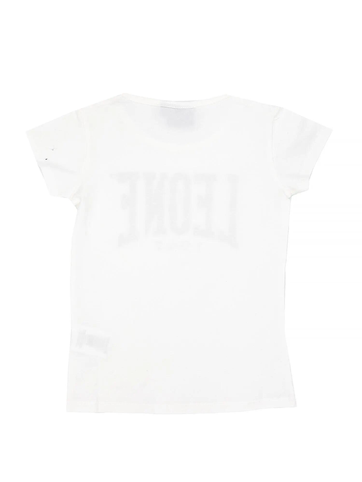 T-Shirt feminina de manga curta com logo foil 2/2