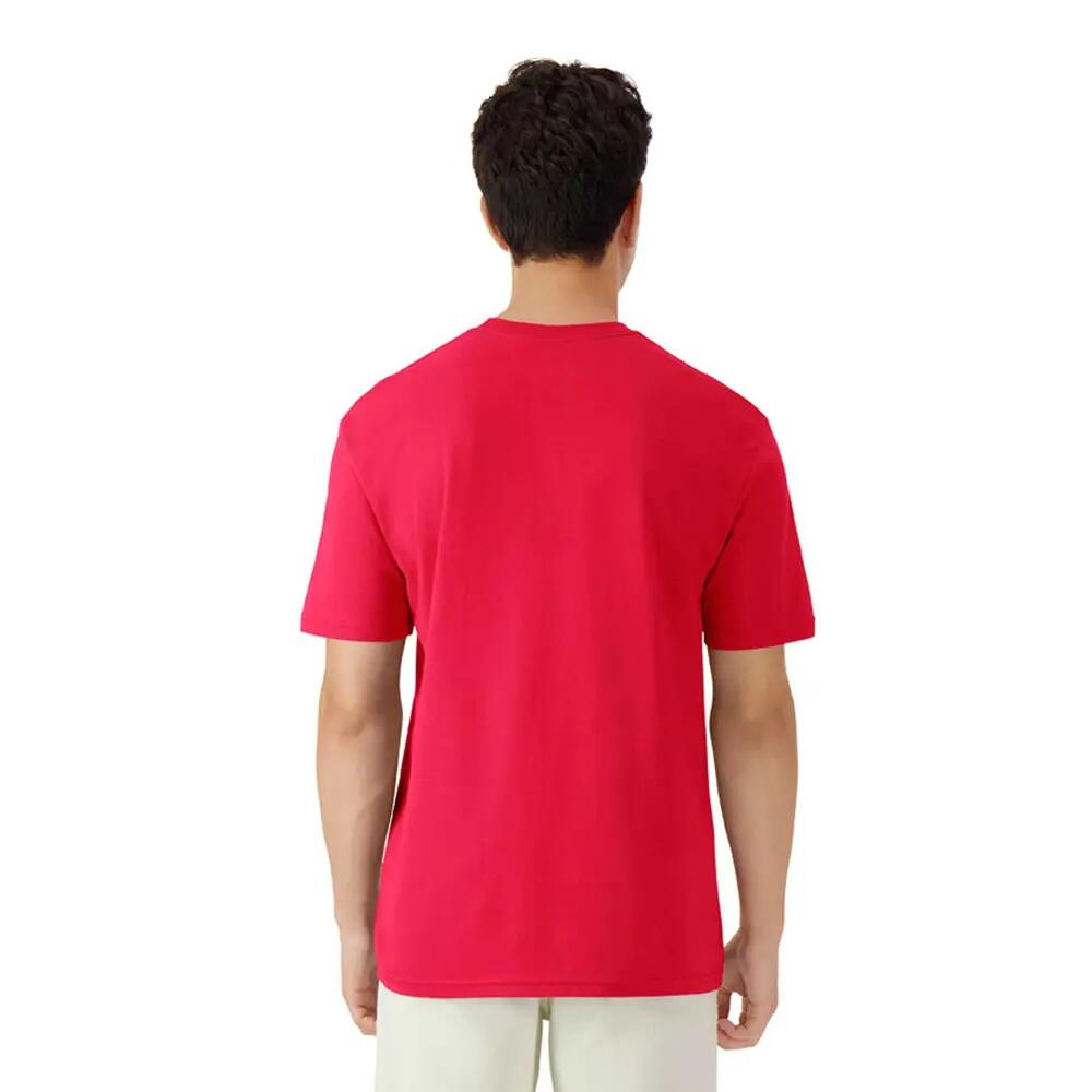 Tshirt Uni Et Léger Manches Courtes Adulte (Rouge) 2/3