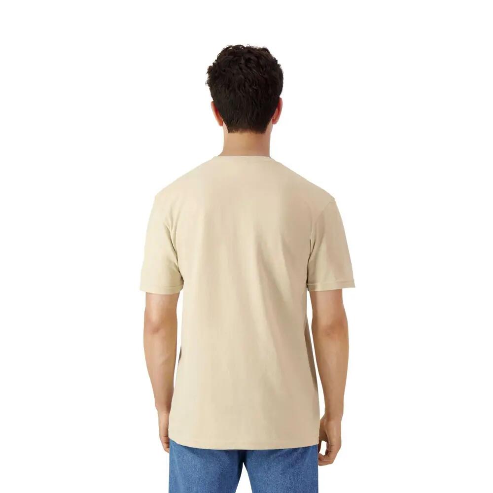 Tshirt Uni Et Léger Manches Courtes Adulte (Beige) 2/2