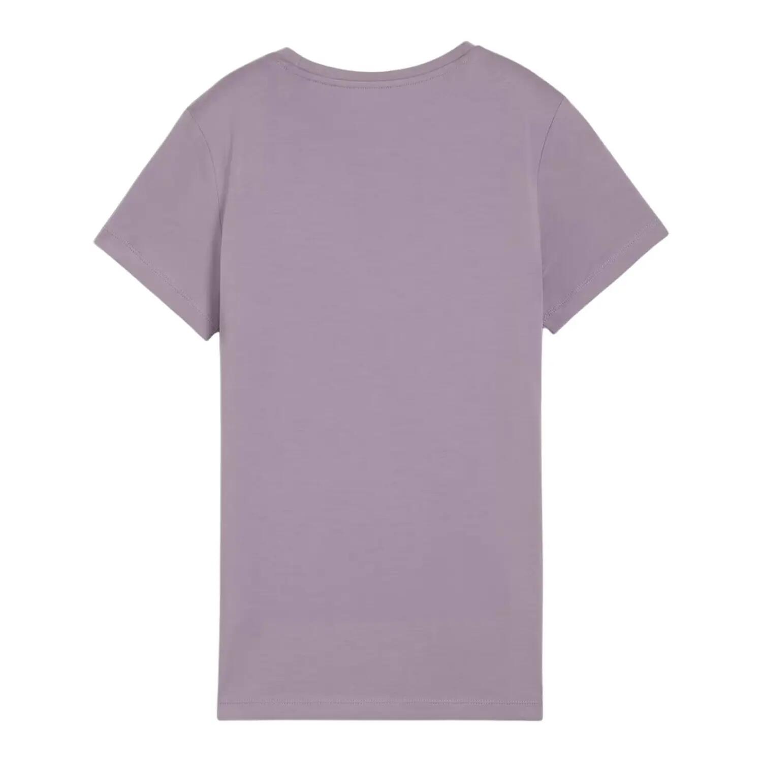 T-Shirt bordada Essential para senhora/senhora (Violeta) 2/2