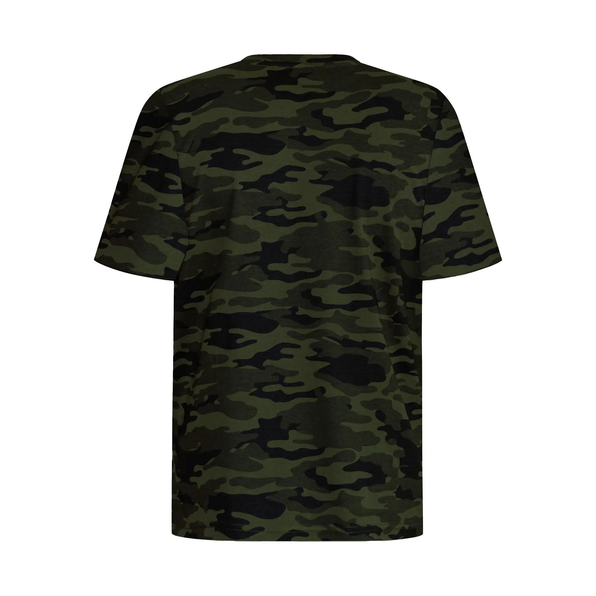 Mens D555 Gaston Camouflage Kingsize TShirt (Jungle) 3/6