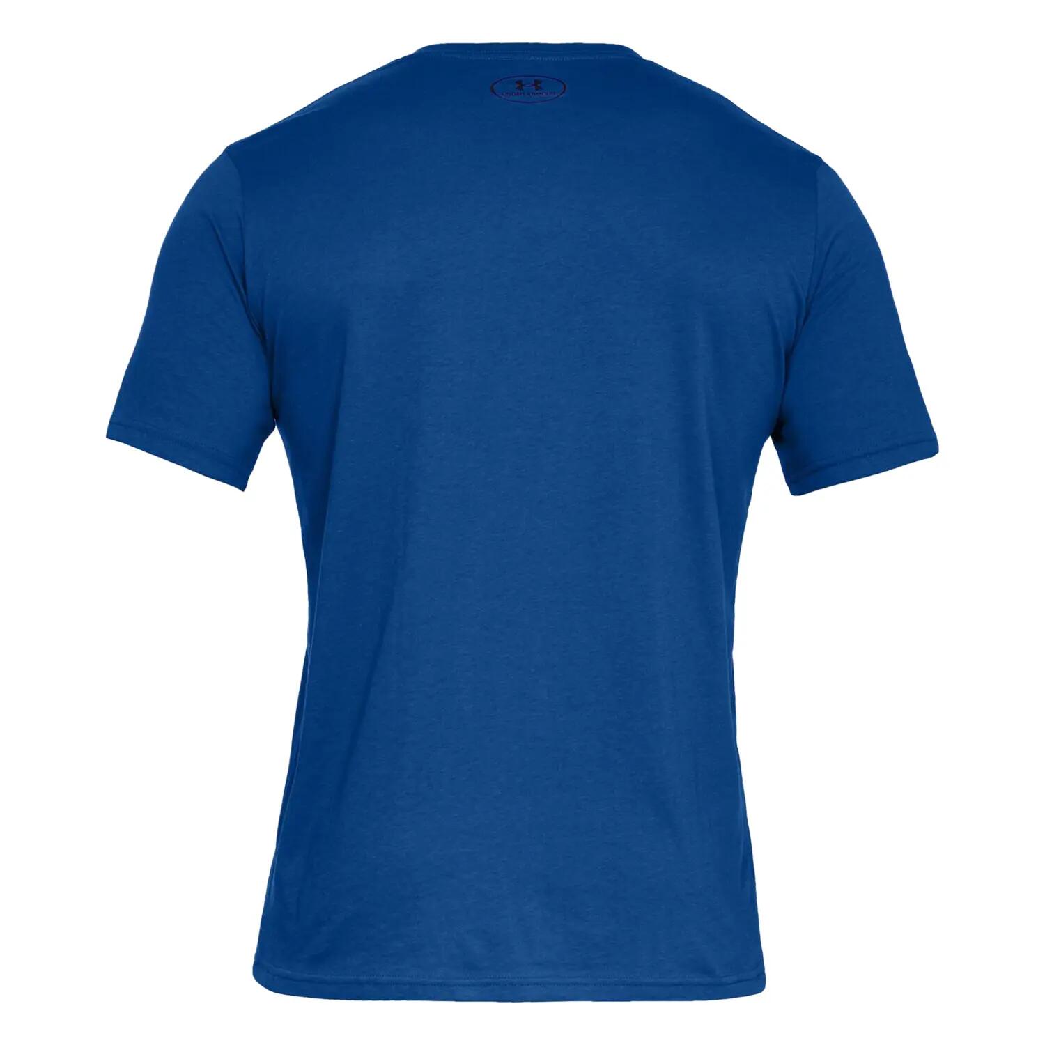 Maglietta Logo In Scatola Uomo Under Armour Sportstyle Blu 3/7