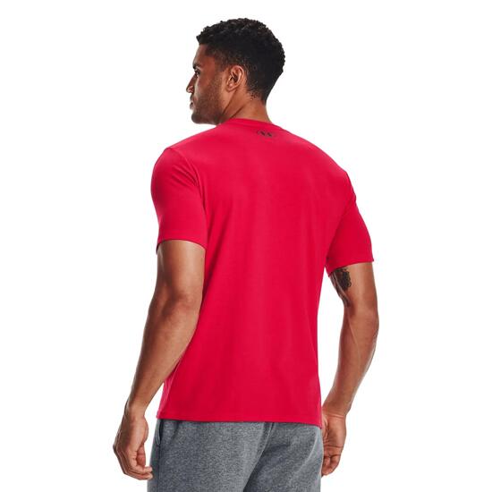 Maglietta Logo In Scatola Uomo Under Armour Sportstyle Rosso