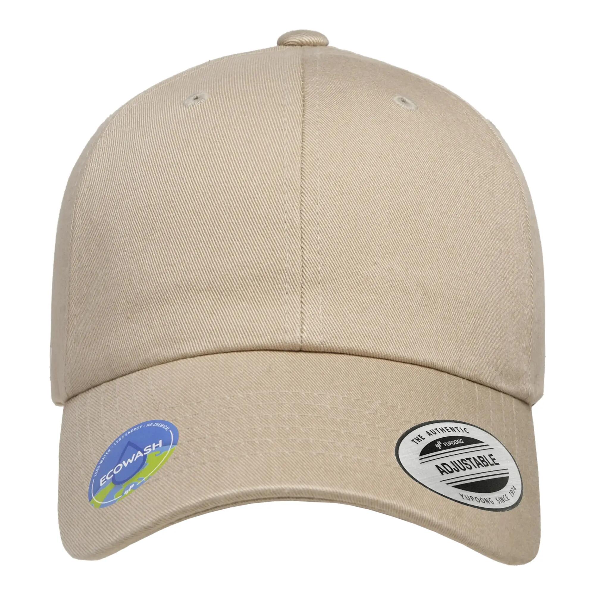 Unisex Adult Wash Dad Cap (Oak) 3/4