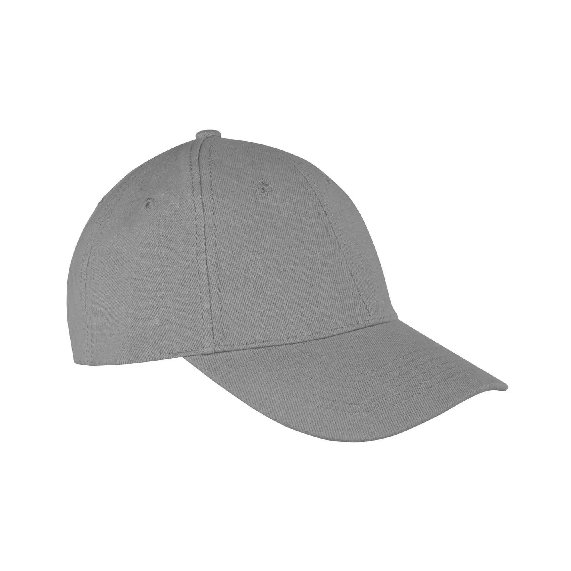 Memphis 6 Panel Brushed Cotton Low Profile Baseball Cap ( Grey) 2/2