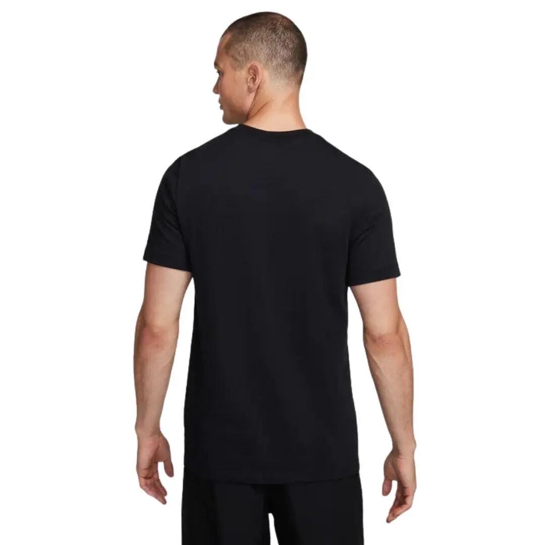 Maglietta Acceso DriFIT Logo Uomo Nike Nero 3/4