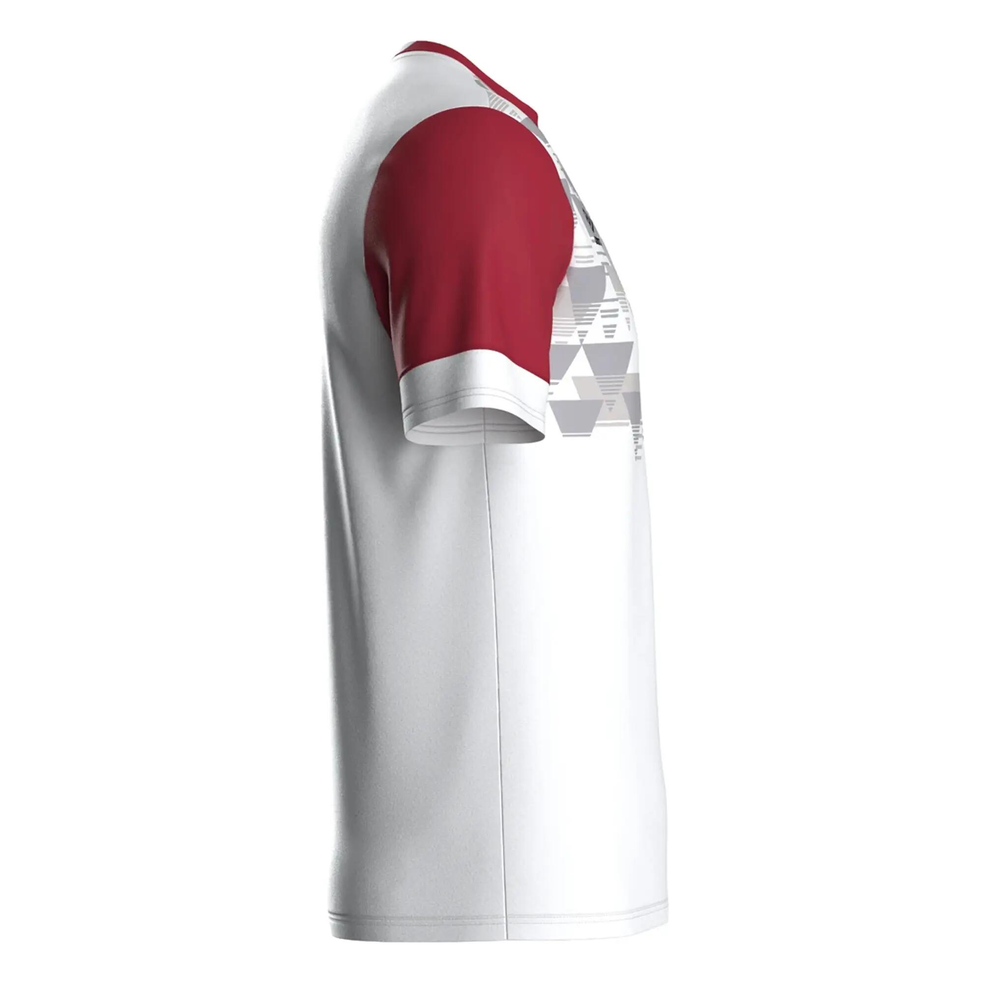 Mens Vier Jersey (White/New Claret) 3/4