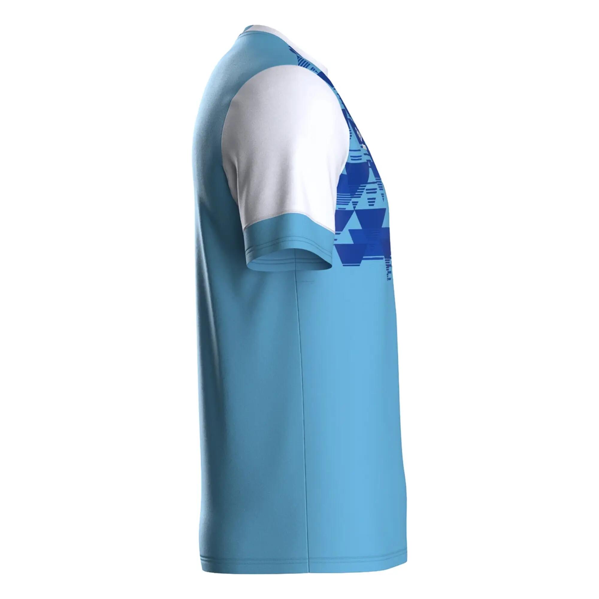 Mens Vier Jersey (Sky Blue/White) 3/4