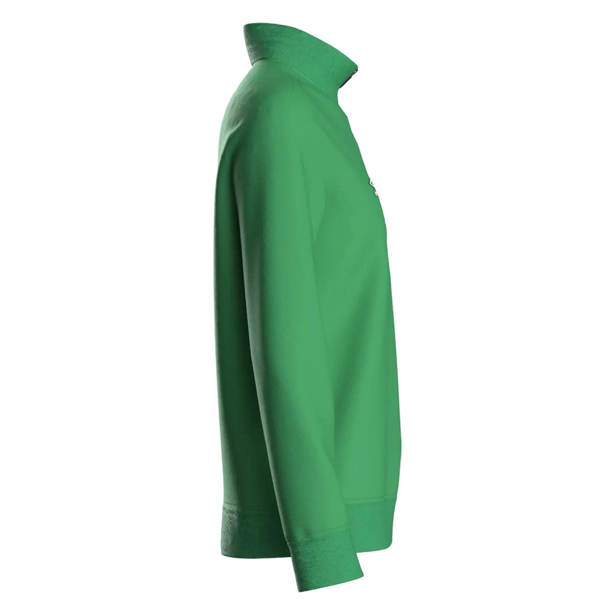 Childrens/Kids Club Essential Half Zip Sweatshirt (Emerald) 3/4