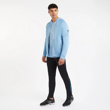 Veste À Capuche PRO TRAINING Homme (Bleu Pastel Foncé / Blanc)