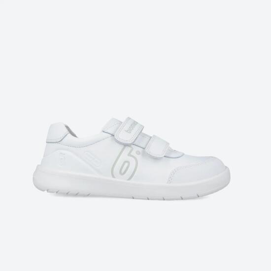 Zapatillas Colegiales Barefoot Niños Biomecanics 251020E Blancas Adherente