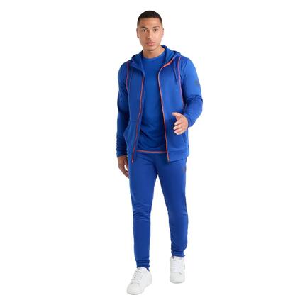 Veste À Capuche PRO Homme (Bleu Foncé / Orange)