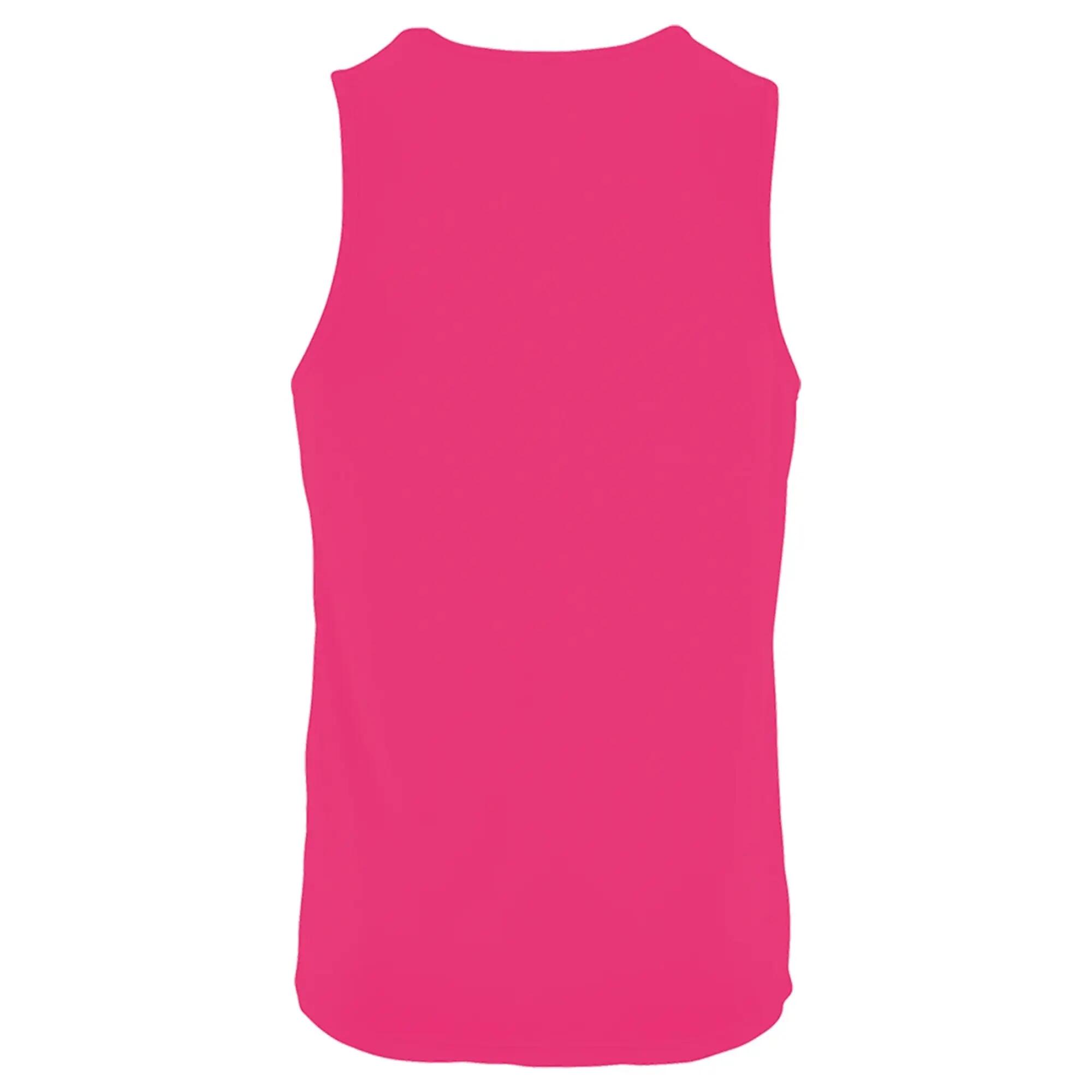 Canotta Uomo SOLS Rosa Neon 2/4