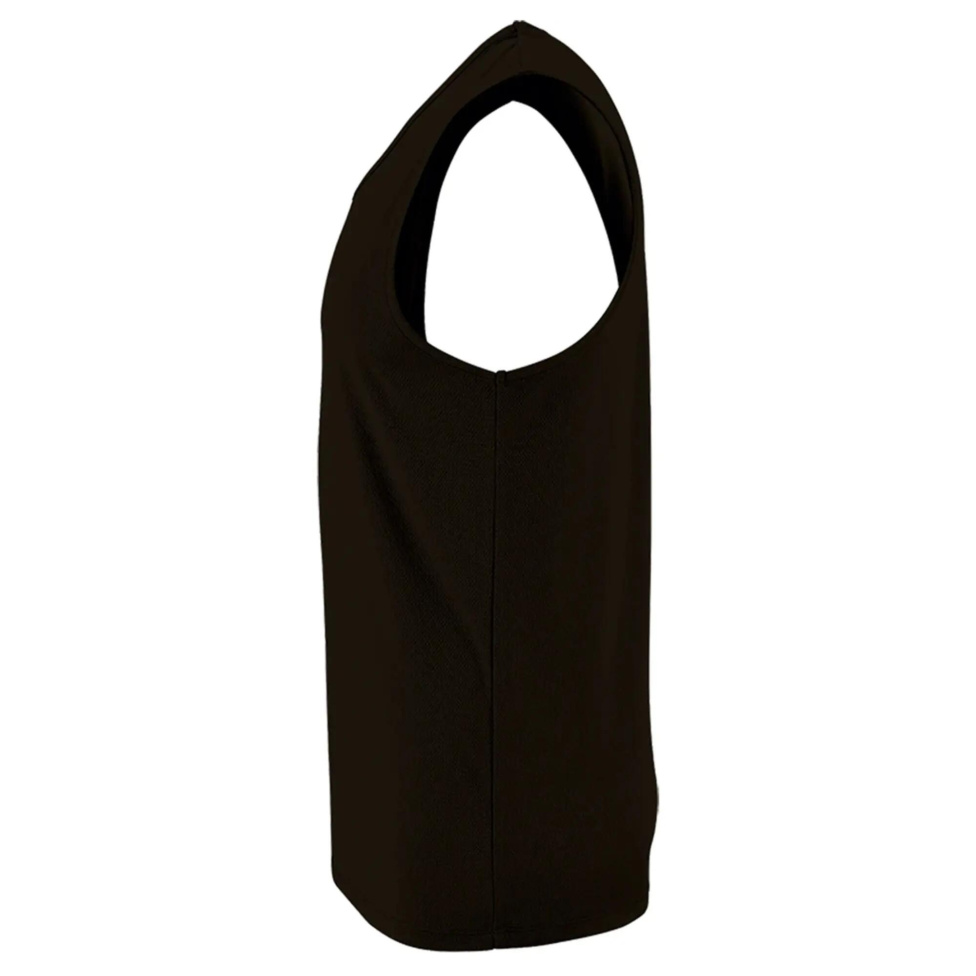 Mens Performance Tank Top (Black) 3/4