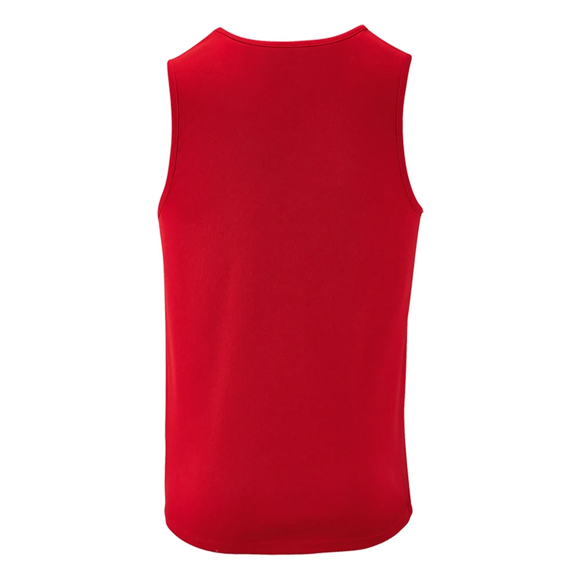 Mens Performance Tank Top (Red) 2/4