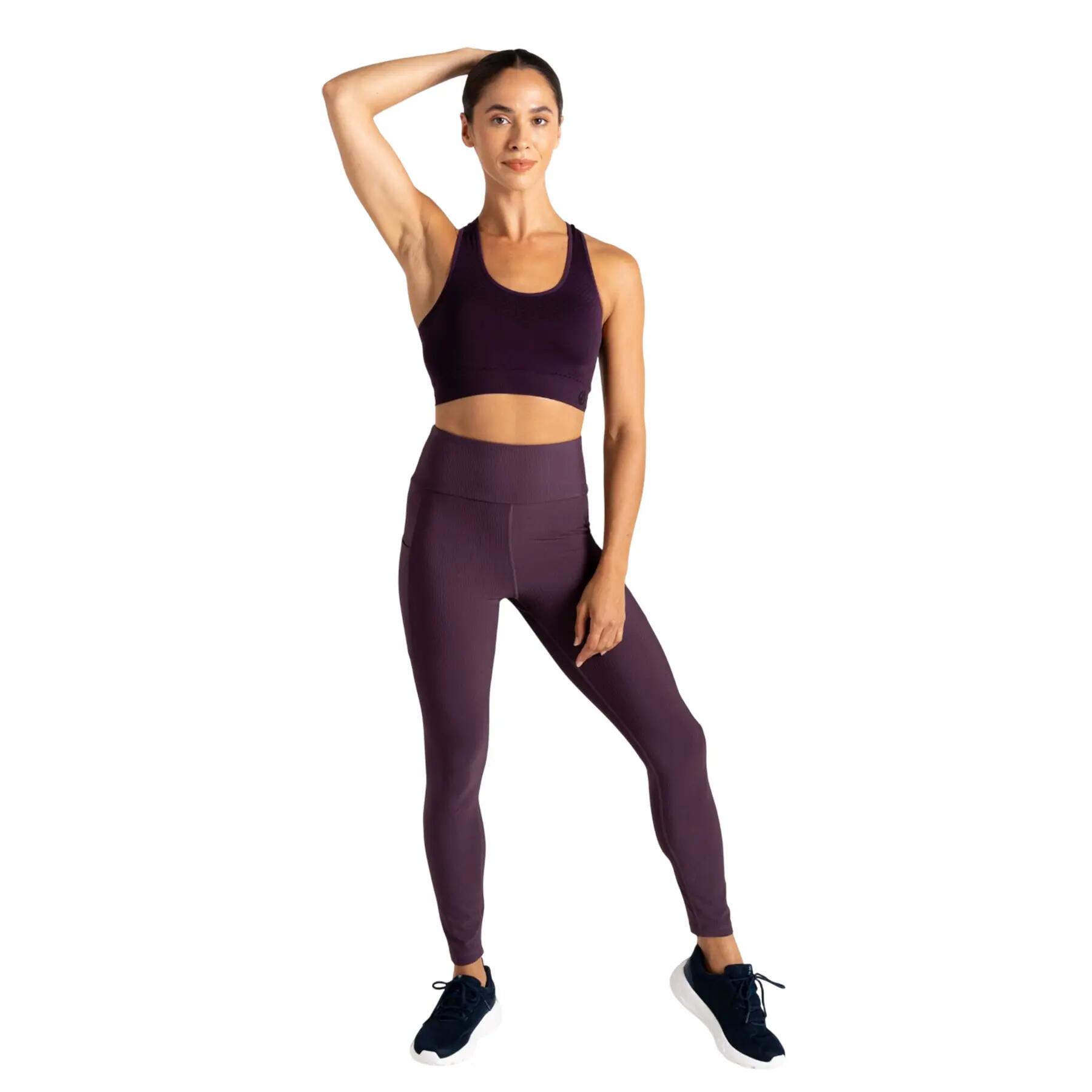 Dare 2B Sports Bra Dark Plum Medium Support 7/7