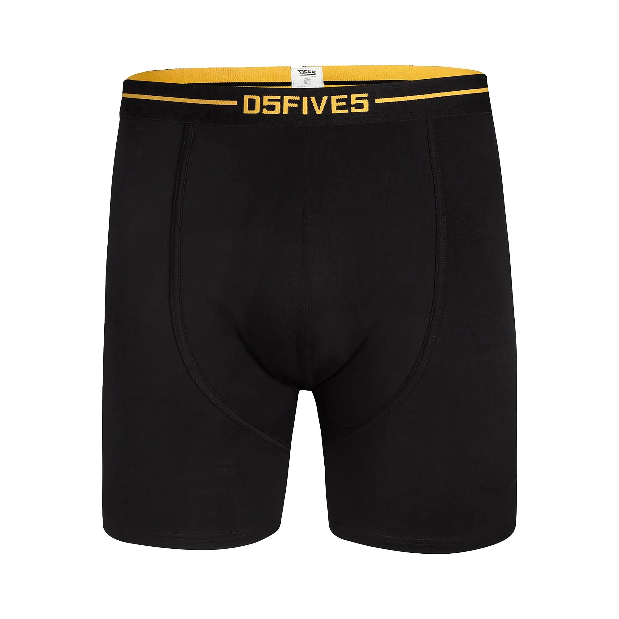 D555 Boxers Grande Taille SYLVESTER Homme (Noir) 4/5