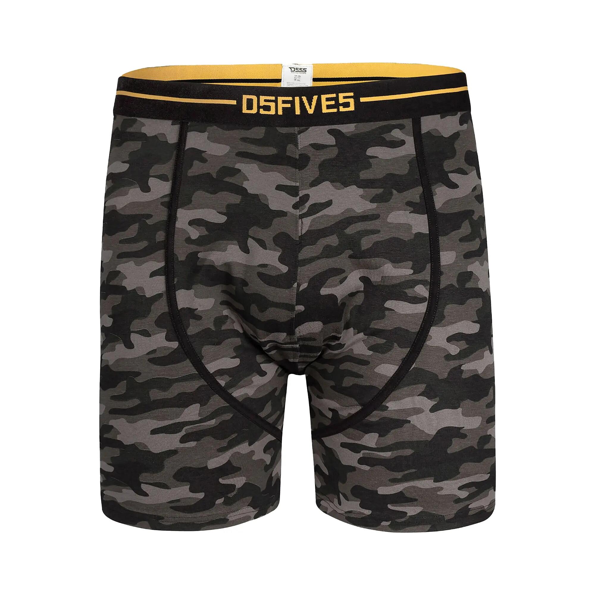 D555 Boxers Grande Taille SYLVESTER Homme (Noir) 2/5