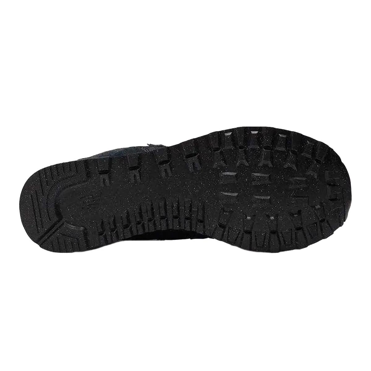Heren 574 Suède Schoenen (Zwart) 6/10