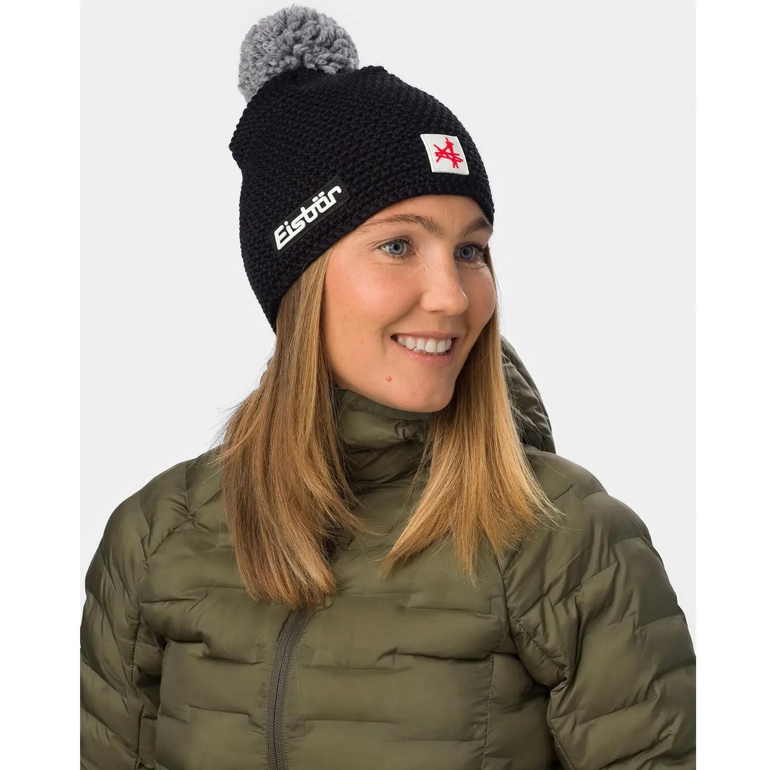 Eisbär Strickmütze Jamie Pompon MÜ SA mit Bommel Unisex 3/5