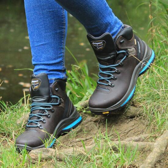 Bottines De Marche GLIDE Femme (Marron / Noir)