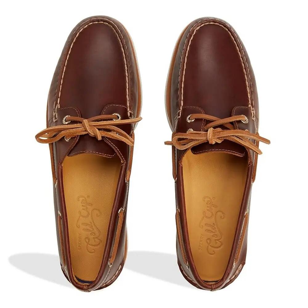 Bootsschuhe "Authentic Gold Cup", Leder Herren Hellbraun 2/4