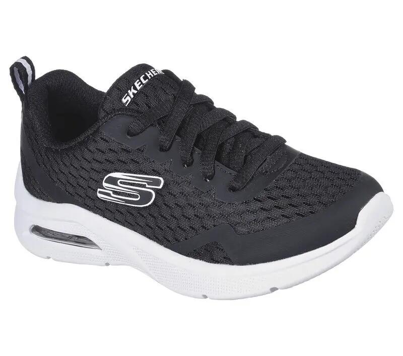 Zapatillas Running Niños Skechers Microspec Max Negro y Blanco-403774L/BLK 6/6