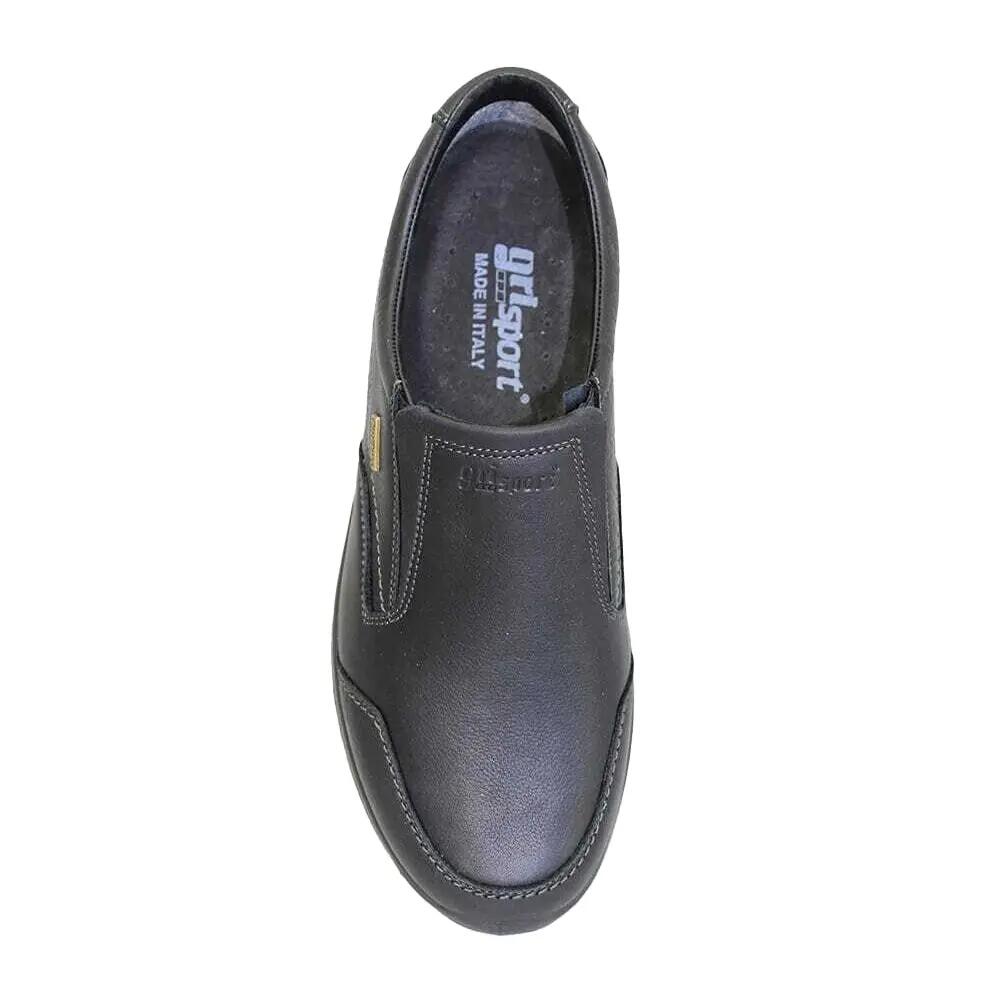 Wanderschuhe "Melrose", Gewachstes Leder Herren Schwarz 3/4