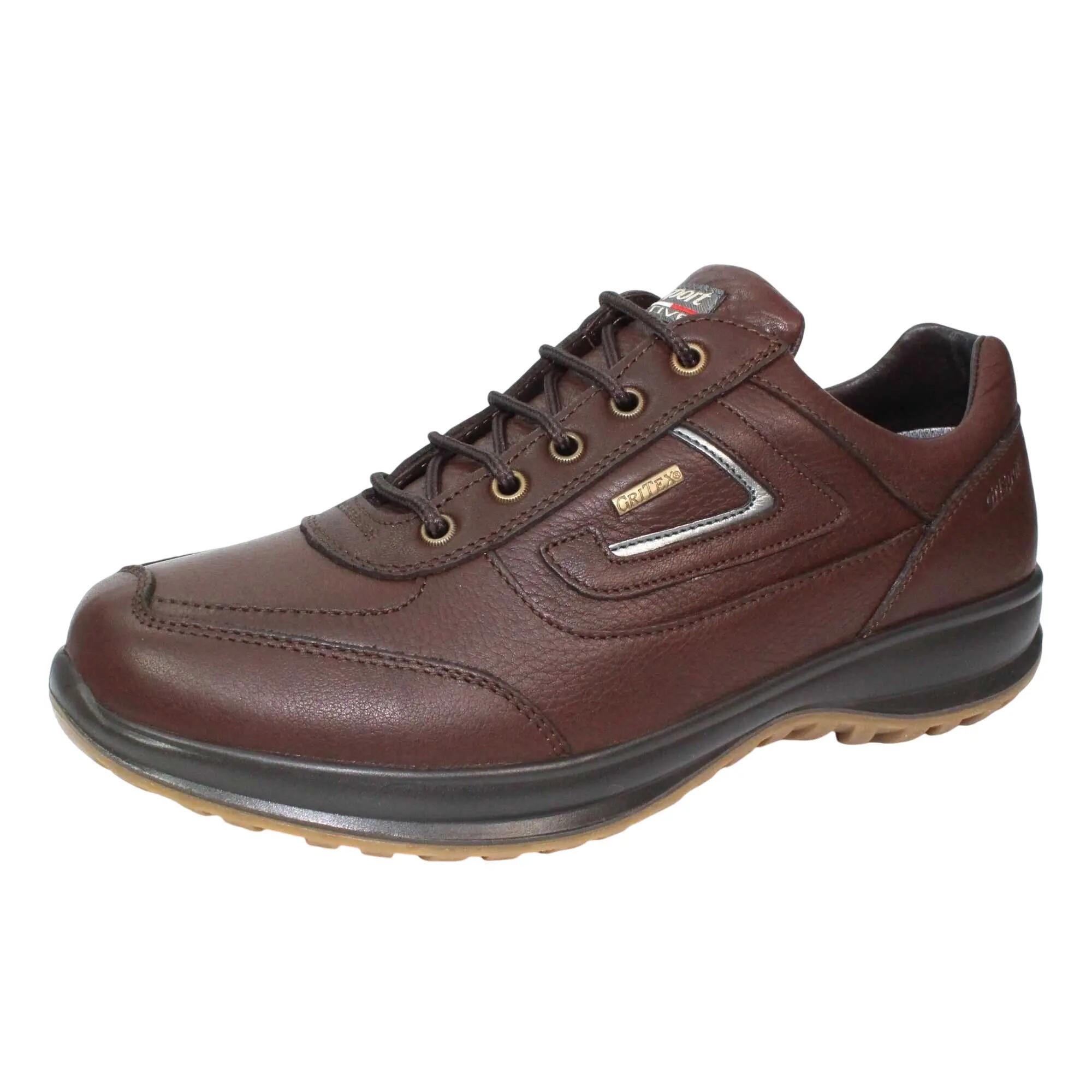 Scarpe Da Passeggio Pelle Uomo Grisport Airwalker Marrone 2/5